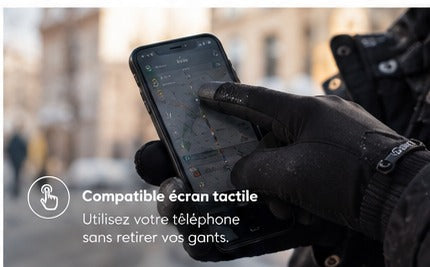 Utilisation tactile des gants NordGants
