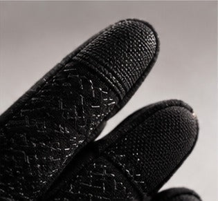 Détail de la paume antidérapante des gants